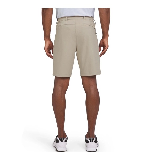 Chaps Golf Men's & Big Men's Performance 9" Golf Short, Size 40, Khaki,Polyester - Picture 4 of 5